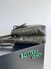 Bottega Veneta Medium Andiamo Messenger Khaki Green 37x26x13cm - 5