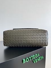 Bottega Veneta Medium Andiamo Messenger Khaki Green 37x26x13cm - 4