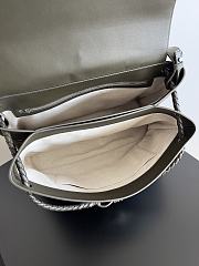 Bottega Veneta Medium Andiamo Messenger Khaki Green 37x26x13cm - 2