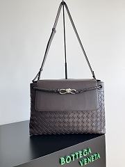 Bottega Veneta Medium Andiamo Messenger Brown 37x26x13cm - 1