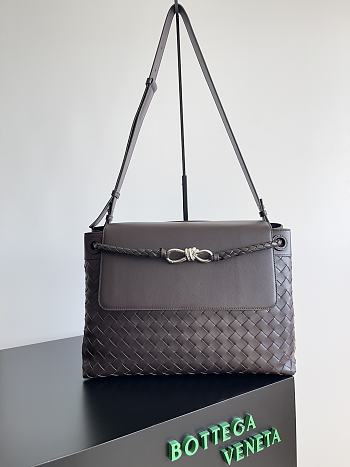 Bottega Veneta Medium Andiamo Messenger Brown 37x26x13cm