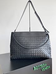 Bottega Veneta Large Andiamo Messenger Black 43x32x20cm - 6