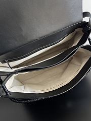 Bottega Veneta Large Andiamo Messenger Black 43x32x20cm - 3