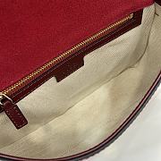 Gucci Blondie Small Shoulder Bag Red Patent 26x16x8cm - 2