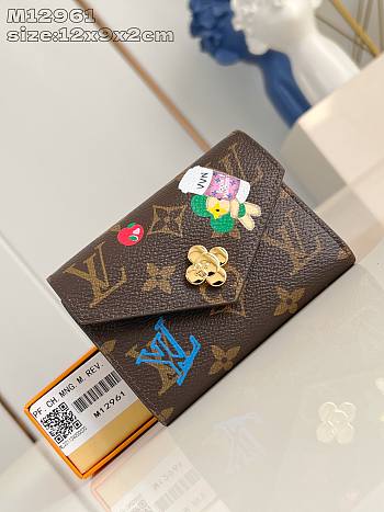 Louis Vuitton LV 57th Street NYC Victorine Wallet 12x9.5x2.5cm