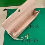 Bottega Veneta Long Clutch Andiamo With Handle Pink 31x13x3cm - 3