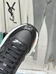 Prada Spazzolato Logo Black Sneaker - 2