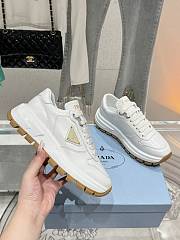 Prada Baskets Prax 01 En Cuir White Sneaker - 5