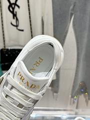 Prada Baskets Prax 01 En Cuir White Sneaker - 2