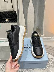 Prada Baskets Prax 01 En Cuir Black Sneaker - 2