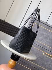 Chanel Cambon Tote Bag Leather Full Black 41x23x14cm - 2