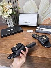 Chanel Black Slides 22 - 5