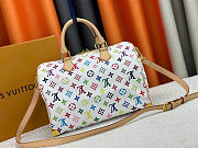 Louis Vuitton LV x TM Speedy Soft 30 White 30x21x17cm - 6