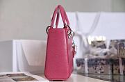 Dior Mini Lady Bag Pink Python 17cm - 6