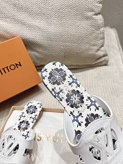 Louis Vuitton LV Blue White Slides - 4