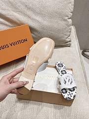 Louis Vuitton LV Blue White Slides - 3