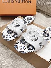 Louis Vuitton LV Blue White Slides - 2