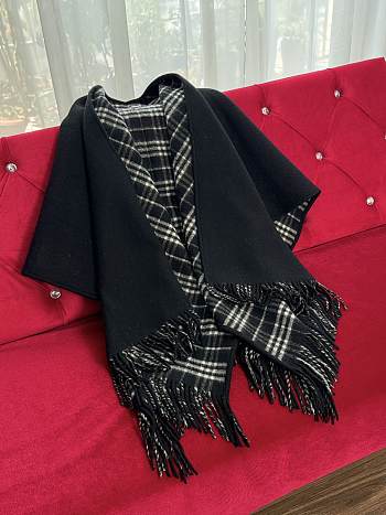 Burberry Black Scarf 130x130cm