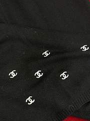 Chanel Black Scarf 70x190cm - 2