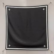 Chanel Black Scarf 90x90cm - 1