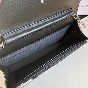 Chanel Wallet On Chain Woc Black Patent Silver 19.5x12x3.5cm - 4