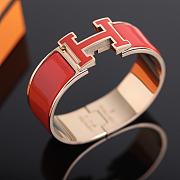 Hermes Red Bracelet - 4