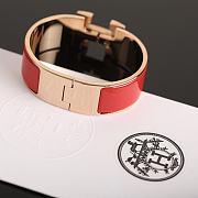 Hermes Red Bracelet - 3