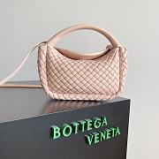 Bottega Veneta Mini Cobble Top Handle Pink 23x11x8cm - 1