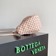 Bottega Veneta Mini Cobble Top Handle Pink 23x11x8cm - 4