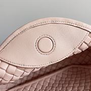 Bottega Veneta Mini Cobble Top Handle Pink 23x11x8cm - 2