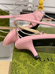 Gucci Horsebit Slingback Pump Pink 4cm - 5