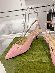 Gucci Horsebit Slingback Pump Pink 4cm - 4