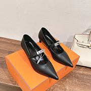 Hermes Kiara Black Pump 3cm - 1