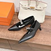 Hermes Kiara Black Pump 3cm - 2