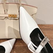 Hermes Kiara White Pump 3cm - 4