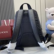 Gucci Medium Jumbo GG Backpack Black 35.5x40x17cm - 3