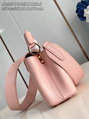 Louis Vuitton LV Mini Capucines Bag Pink 21x14x8cm - 4