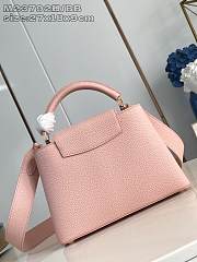 Louis Vuitton LV Capucines Bag BB Pink 27x18x9cm - 5