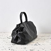 The Row Elio Bourse Bag Black Leather 44x20x36cm - 5