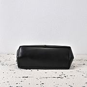 The Row Elio Bourse Bag Black Leather 44x20x36cm - 4