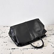 The Row Elio Bourse Bag Black Leather 44x20x36cm - 2