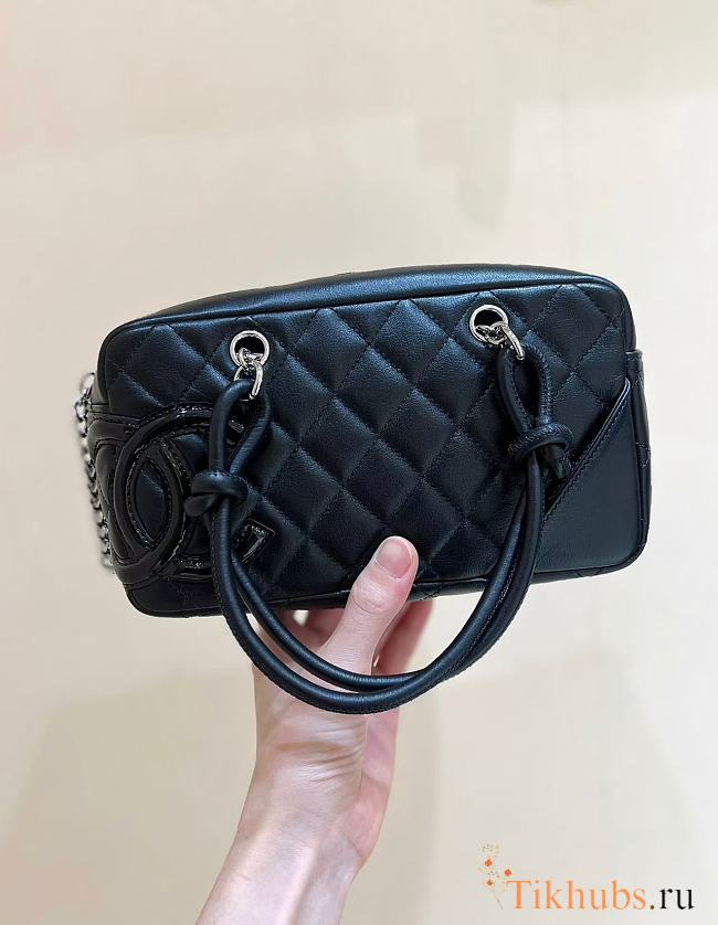 Chanel Cambon Bag Black 21x12x9cm - 1