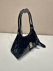 Prada Medium Leather Tote Bag Black 30.5x17.5x9cm - 3