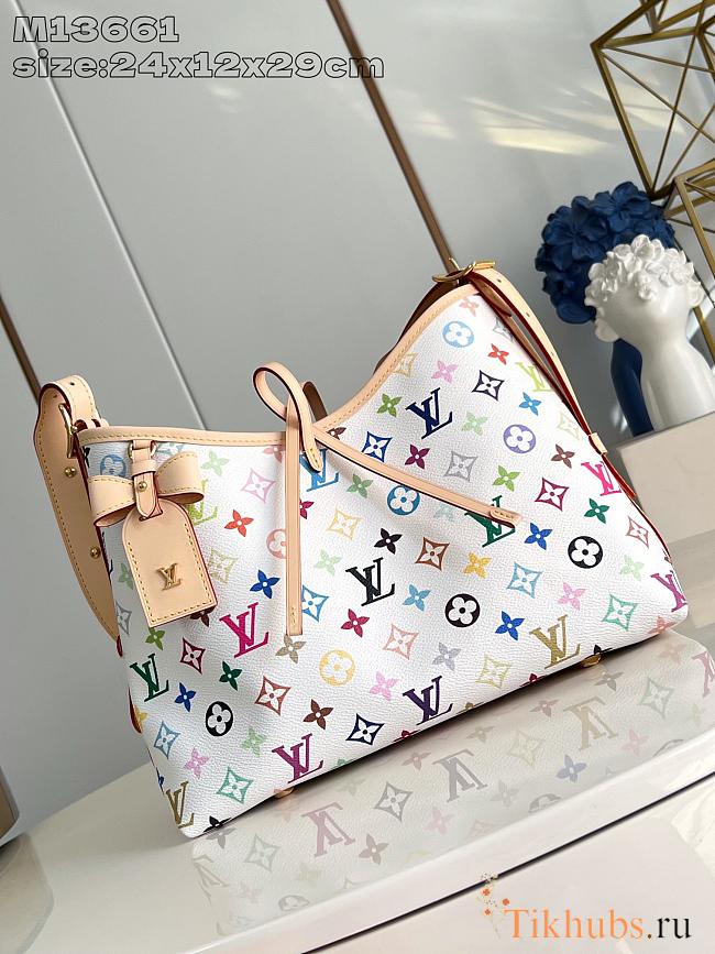 Louis Vuitton LV x TM Carryall Bag White 29x24x12cm - 1