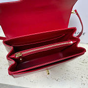 Celine Small 16 Bag Red 23x19x10.5cm - 3