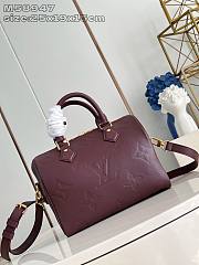 Louis Vuitton LV Speedy Bandoulière 25 Red Wine 25x19x15cm - 1