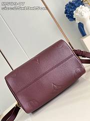 Louis Vuitton LV Speedy Bandoulière 25 Red Wine 25x19x15cm - 4