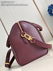 Louis Vuitton LV Speedy Bandoulière 25 Red Wine 25x19x15cm - 5