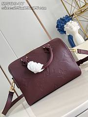 Louis Vuitton LV Speedy Bandoulière 25 Red Wine 25x19x15cm - 2