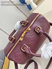 Louis Vuitton LV Speedy Bandoulière 25 Red Wine 25x19x15cm - 3